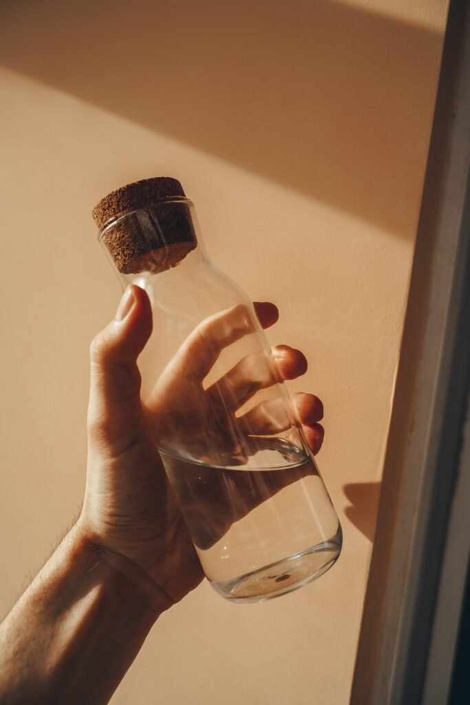 Crystal water bottle